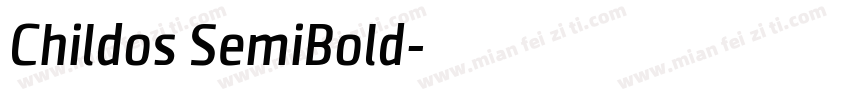 Childos SemiBold字体转换